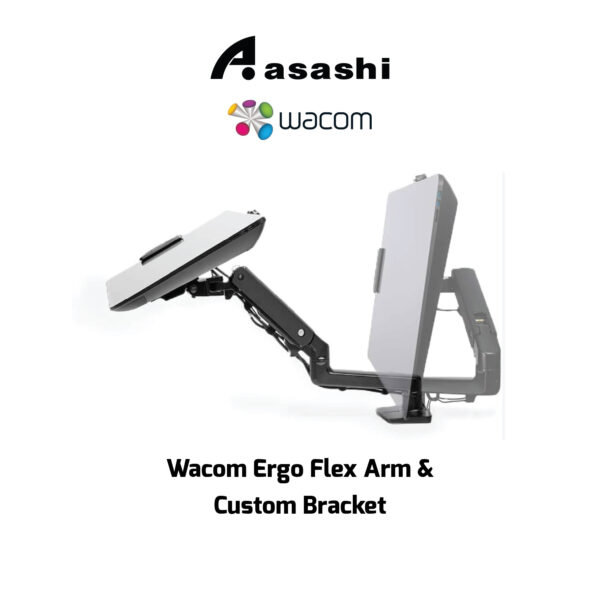 Wacom Ergo Flex Arm & Custom Bracket (ACK-628-03-K-ZX )