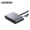 ae777042ad107e78a49e57f8a70706e6.jpeg UGREEN 50505 USB-C TO HDMI+VGA Converter With PD Aluminum Case
