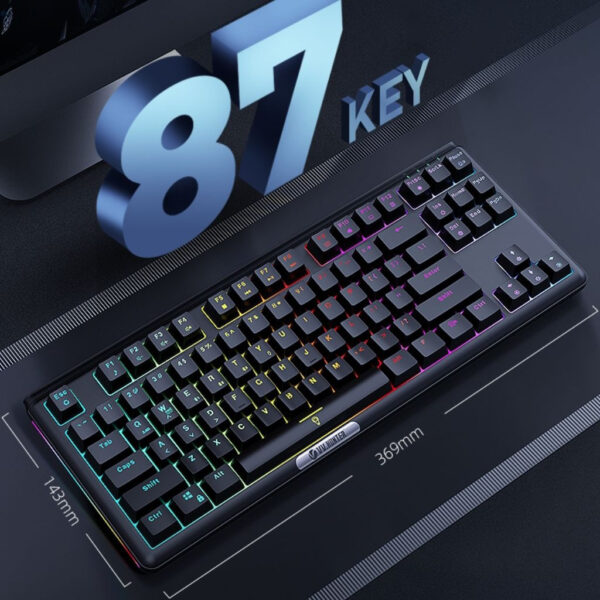 SADES VV.Hunter V300 87 Keys RGB Mechanical Gaming Keyboard