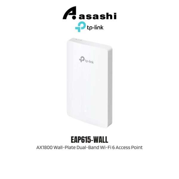 Tp-Link EAP615-Wall AX1800 Wall-Plate Dual-Band Wi-Fi 6 Access Point