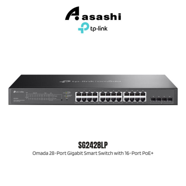 TP-Link SG2428LP Omada 28-Port Gigabit Smart Switch with 16-Port PoE+