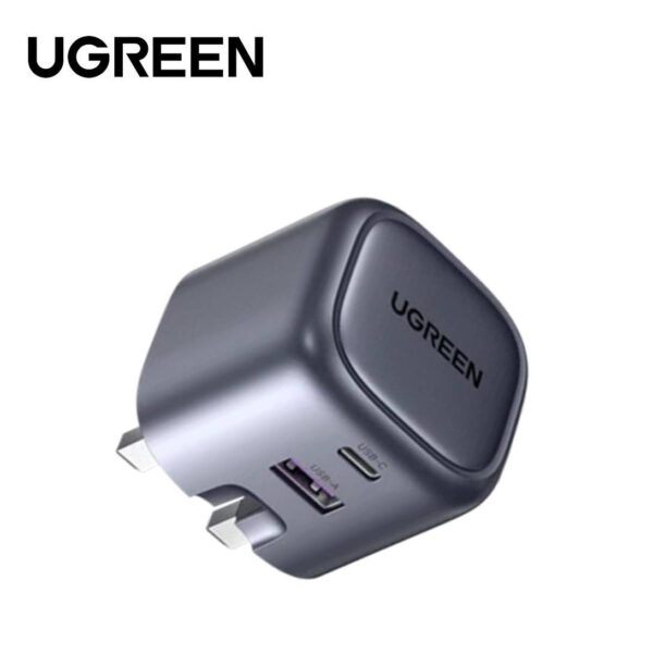 c841cc69e4a1a4fb091c09a9a4ea0346.jpeg UGREEN 15540 NEXODE 35W USB-C PD +USB-A GAN Fast Charger