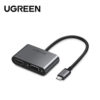 c956a48c7db42b4d26bcf00b2dbf3495.jpeg UGREEN 50505 USB-C TO HDMI+VGA Converter With PD Aluminum Case