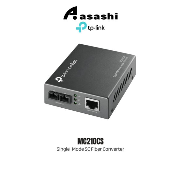 cb6a55d195f9778b783eec4893698ef7.jpeg TP-Link MC210CS Omada 10/100/1000 Mbps RJ45 to 1000 Mbps Single-Mode SC Fiber Converter