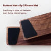 Glink MP36/ MP37 61-Key / MP38 87-Key / MP39 104-Key Wooden Mouse Wrist Rest Ergonomic Gaming Wrist / Hand Pad Support - Walnut Wooden
