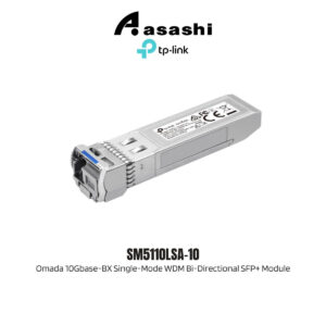ef1f4459bd86e165f94e953033faef12.jpeg TP-Link SM5110LSA-10 Omada 10Gbase-BX Single-Mode WDM Bi-Directional SFP+ Module