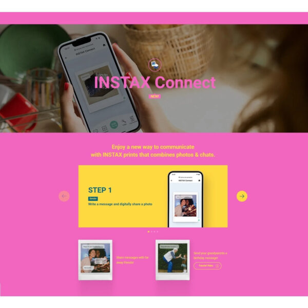 Fujifilm INSTAX SQUARE Link Smartphone Printer Easy