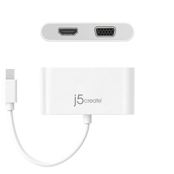 J5Create JDA172 Mini Display Port to HD-MI / VGA (2in1) Video Adapter