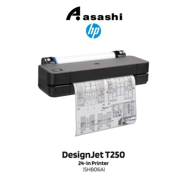 HP DesignJet T250 24-in Tabletop Printer (5HB06A)
