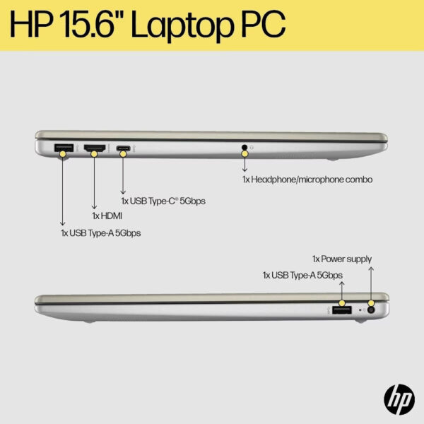 HP Laptop 15-fc0401AU Notebook BA2A4PA (AMD Ryzen 3-7320U/8GB DDR5L-5500 OB (No Slot)/512GB SSD)