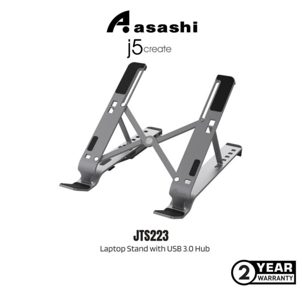 J5Create JTS223 Laptop Stand with USB 3.0 Hub