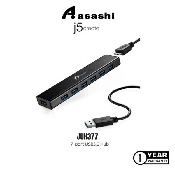 J5Create JUH377 7-port USB3.0 Hub