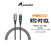 Recci P21C 6A Type-C / P21CC PD 100W Type-C to Type-C / P21CL PD 20W Type-C to L*ng Fast Charging LED Digital Display