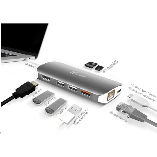 4cac1f86ef45d779dd844b7d020711c4.jpeg J5Create JCD383 USB 3.1 Type-C Multi Adapter