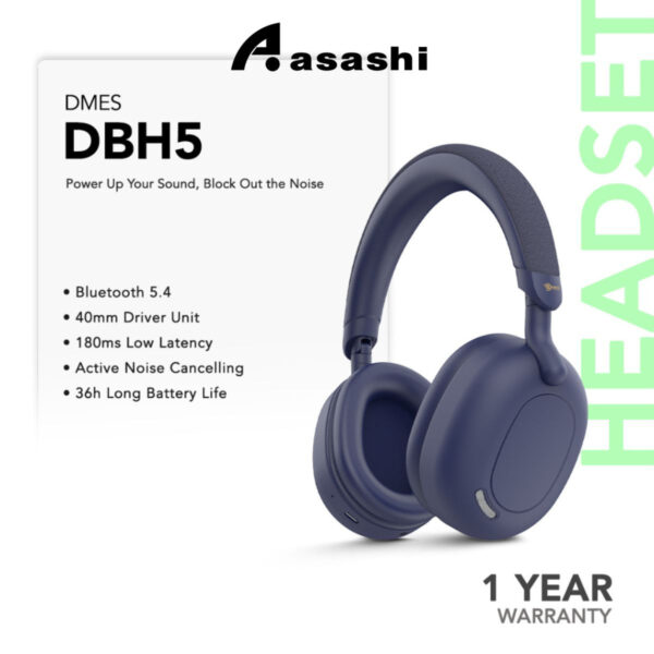 564256957d7ed55699ebbca21b919f4f.jpeg DMES DBH5 ANC Noise Cancellation Bass Wireless Bluetooth 5.4 Headset