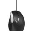 Rapoo EV200 wired / EV250 wireless Ergonomic Office Vertical 1600 DPI Optical Mouse - 3 Years Warranty