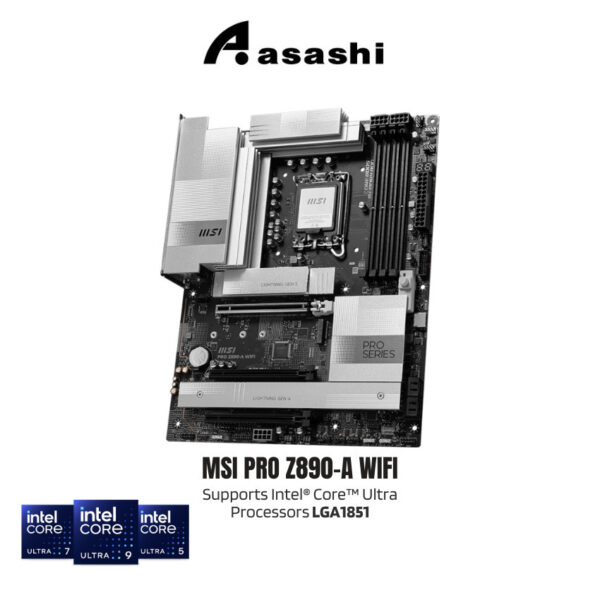 MSI PRO Z890-A WIFI DDR5 D5 LGA1851 ATX MOTHERBOARD