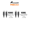 Recci 08CC PD 100W / 08CL PD 20W Aluminum Alloy Braided Type-C to Type-C / Type-C to L Fast Charging Cable 1.2M