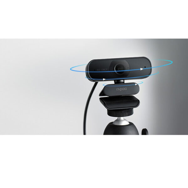 Rapoo C260 Full HD Webcam HD1080 With Microphone CMOS 2 Megapixels Rotate Freely USB Interface