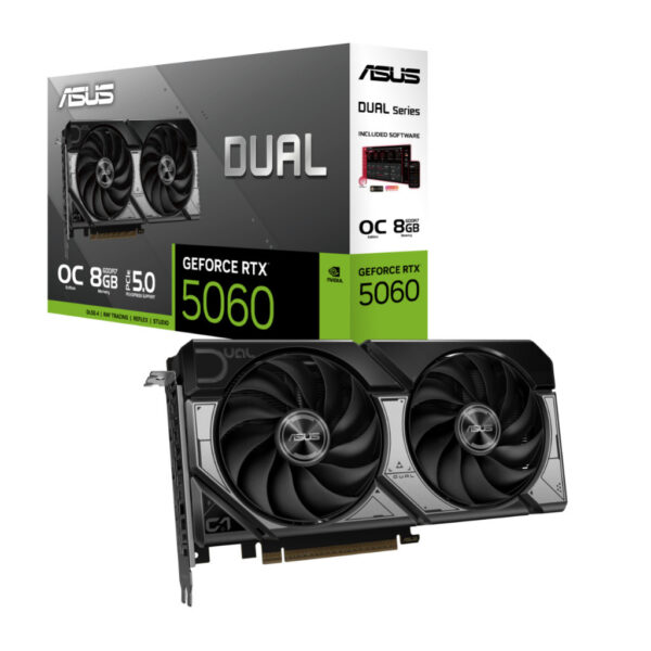 ASUS GeForce RTX5060 DUAL OC 8GB GDDR7 GRAPHICS CARD ( DUAL-RTX5060-O8G )