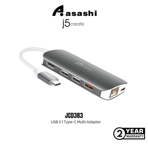a9b0d28ec37840c347e2d4329542595b.jpeg J5Create JCD383 USB 3.1 Type-C Multi Adapter