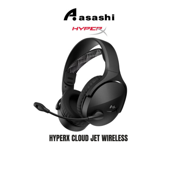 HP HyperX Cloud Jet Wireless Gaming Headset (40mm,USB A Wireless Adapter, Bluetooth , up to 25 Hours)