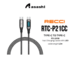 Recci P21C 6A Type-C / P21CC PD 100W Type-C to Type-C / P21CL PD 20W Type-C to L*ng Fast Charging LED Digital Display