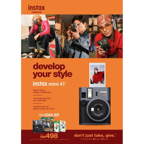 Fujifilm Instax Mini 41 Cool Kit Instant camera
