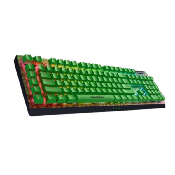 Razer BlackWidow V4 X - Minecraft Edition - Green Switch Gaming Keyboard