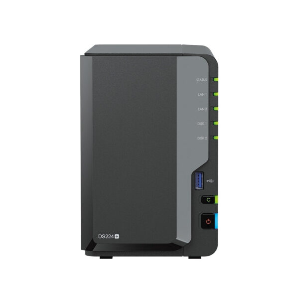 Synology DS225+ 2-Bay NAS - (Intel Celeron J4125 2.7 Processor , 2GB DDR4, 1 x GbE, 1 x 2.5GbE, 2 * USB 3.2 Gen 1)