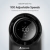 Aecooly Chic01 Lite Desk Fan 4000mAh Chic 01 Lite | Hight Speed Quiet Smart  LED Digital Display Table Fan - Battery Cap