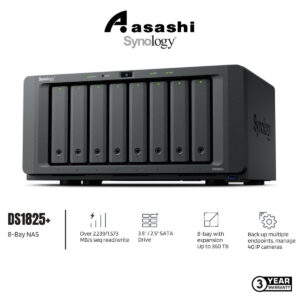 41dd51c7688557cba52d7c7401aed093.jpeg Synology DiskStation DS1825+ NAS Storage (AMD Ryzen V1500B Quad-Core 2.2 GHz, 8GBD4 ECC DDR4 RAM , 2 x 2.5Gbe Lan)
