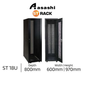 ST 18U 970mm(H) x 600mm(W) x 800mm(D) Floor Standing Rack ST-FS1868P FS1868
