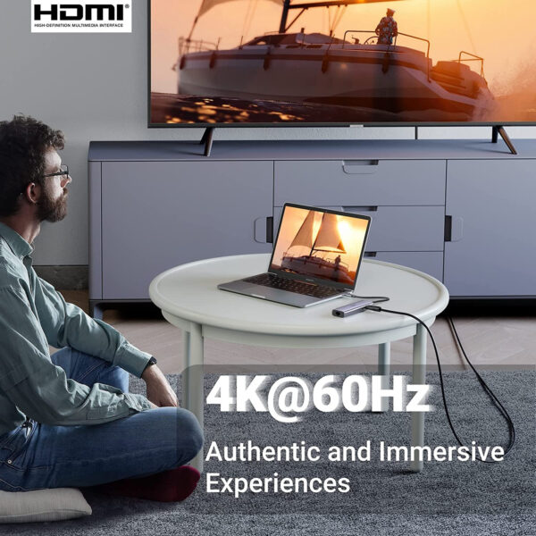 UGREEN REVODOK 7-IN-1 USB-C HUB 4K60HZ 10GBPS PD100W (UG-CM498-45379)