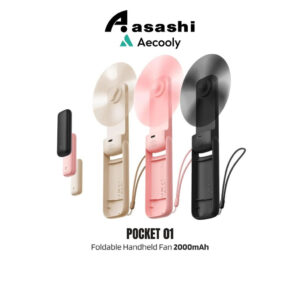 Aecooly Pocket01 Foldable Handheld Fan Pocket 01 - Battery Capacity 2000mAh [PF01]