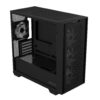 Asus A21 PLUS Mesh Front TG PC Case M-ATX Casing (4 x ARGB FAN) - Black/White