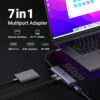 UGREEN REVODOK 7-IN-1 USB-C HUB 4K60HZ 10GBPS PD100W (UG-CM498-45379)