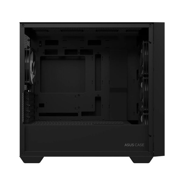 Asus A21 PLUS Mesh Front TG PC Case M-ATX Casing (4 x ARGB FAN) - Black/White