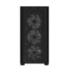 Asus A21 PLUS Mesh Front TG PC Case M-ATX Casing (4 x ARGB FAN) - Black/White