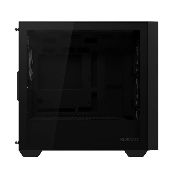 Asus A21 PLUS Mesh Front TG PC Case M-ATX Casing (4 x ARGB FAN) - Black/White