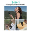 Aecooly Halo02 (3600mAh/5000mAh) Portable Handheld Fan Halo 02 | 5 Speeds USB Rechargeable Pocket Travel Turbo Fan