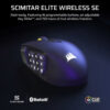 Corsair SCIMITAR ELITE WIRELESS SE MMO Gaming Mouse (Black / White)