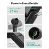 Aecooly Halo02 (3600mAh/5000mAh) Portable Handheld Fan Halo 02 | 5 Speeds USB Rechargeable Pocket Travel Turbo Fan