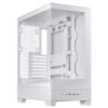 Asus A31 Tempered Glass Mid Tower ATX Casing - Black / White