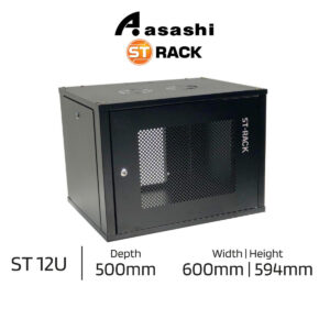 dabdb5cd35c8eea7075c577c5b9201ec.jpeg ST 12U (19") 594mm(H) x 600mm(W) x 500mm(D) Wall Mount Rack ST-WM1265