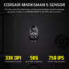 Corsair SCIMITAR ELITE WIRELESS SE MMO Gaming Mouse (Black / White)