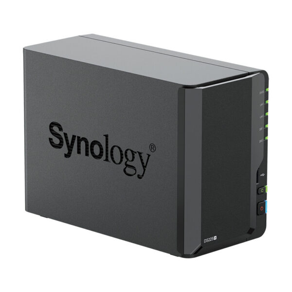 Synology DS225+ 2-Bay NAS - (Intel Celeron J4125 2.7 Processor , 2GB DDR4, 1 x GbE, 1 x 2.5GbE, 2 * USB 3.2 Gen 1)