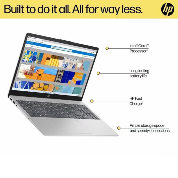 HP Laptop 15.6-inch 15-fd0444TU / 15-fd0476TU / 15-fd0478TU / 15-fd0509TU Notebook (Intel Core i5-1334U/8GB DDR4-3200 (1 Extra Slot)/512GB SSD/15.6" FHD/Intel UHD Graphics)