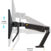 North Bayou NB32 Gas Strut 24-32 inch Dual Screen Monitor