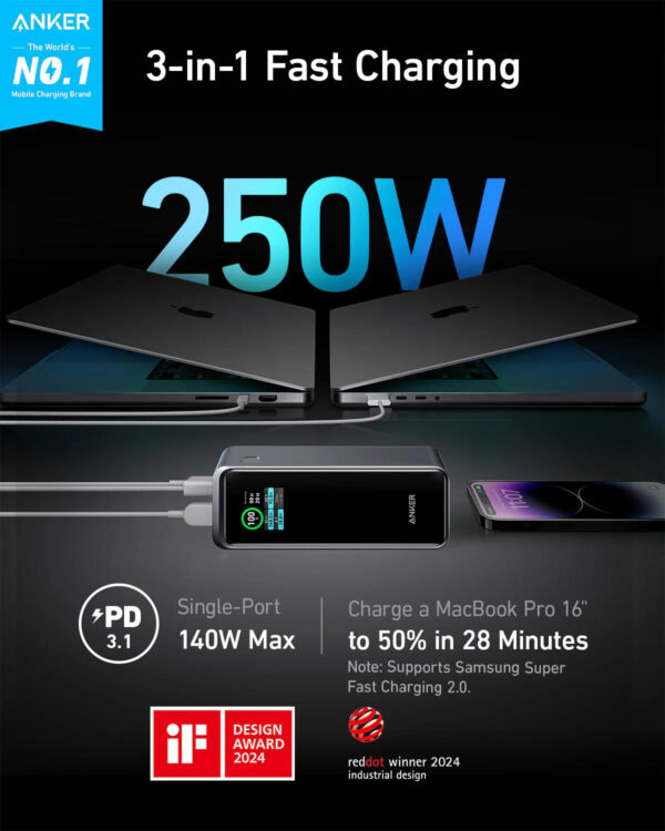 2163465020903bb1f00e51217dd293ea.jpeg Anker Prime 27,650mAh, 250W Power Bank A1340
